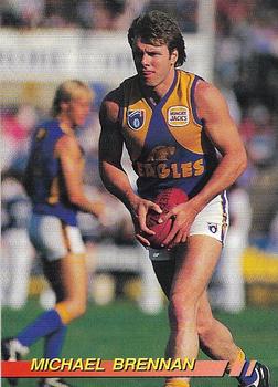1994 Select AFL #186 Michael Brennan Front